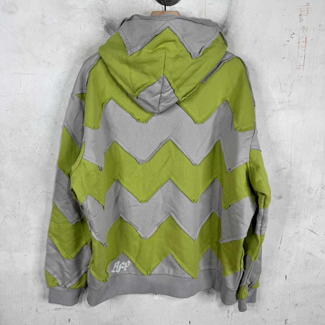 Sicko Zig Zag Patchwork Hoodie