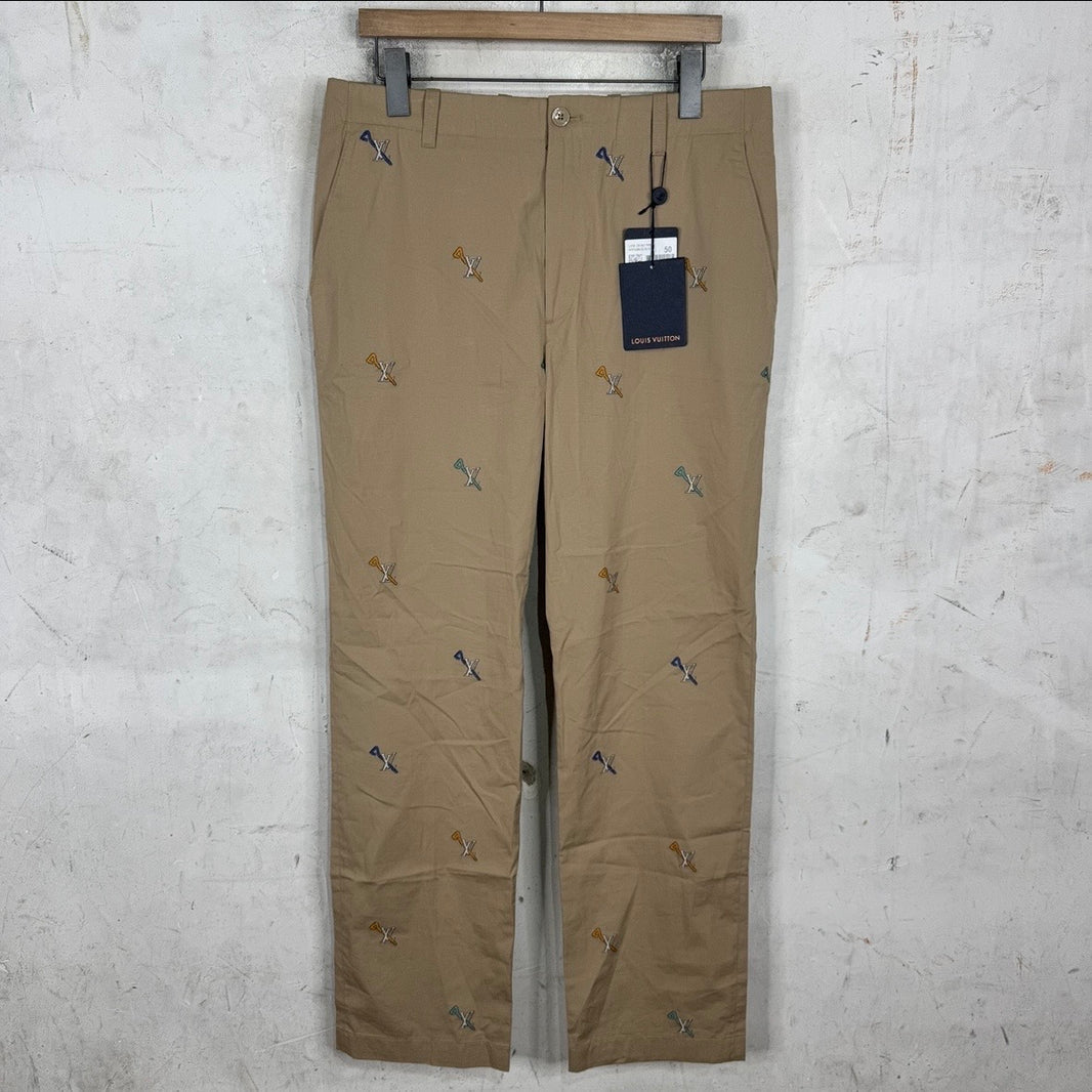 Louis Vuitton Embroidered Pin Trousers