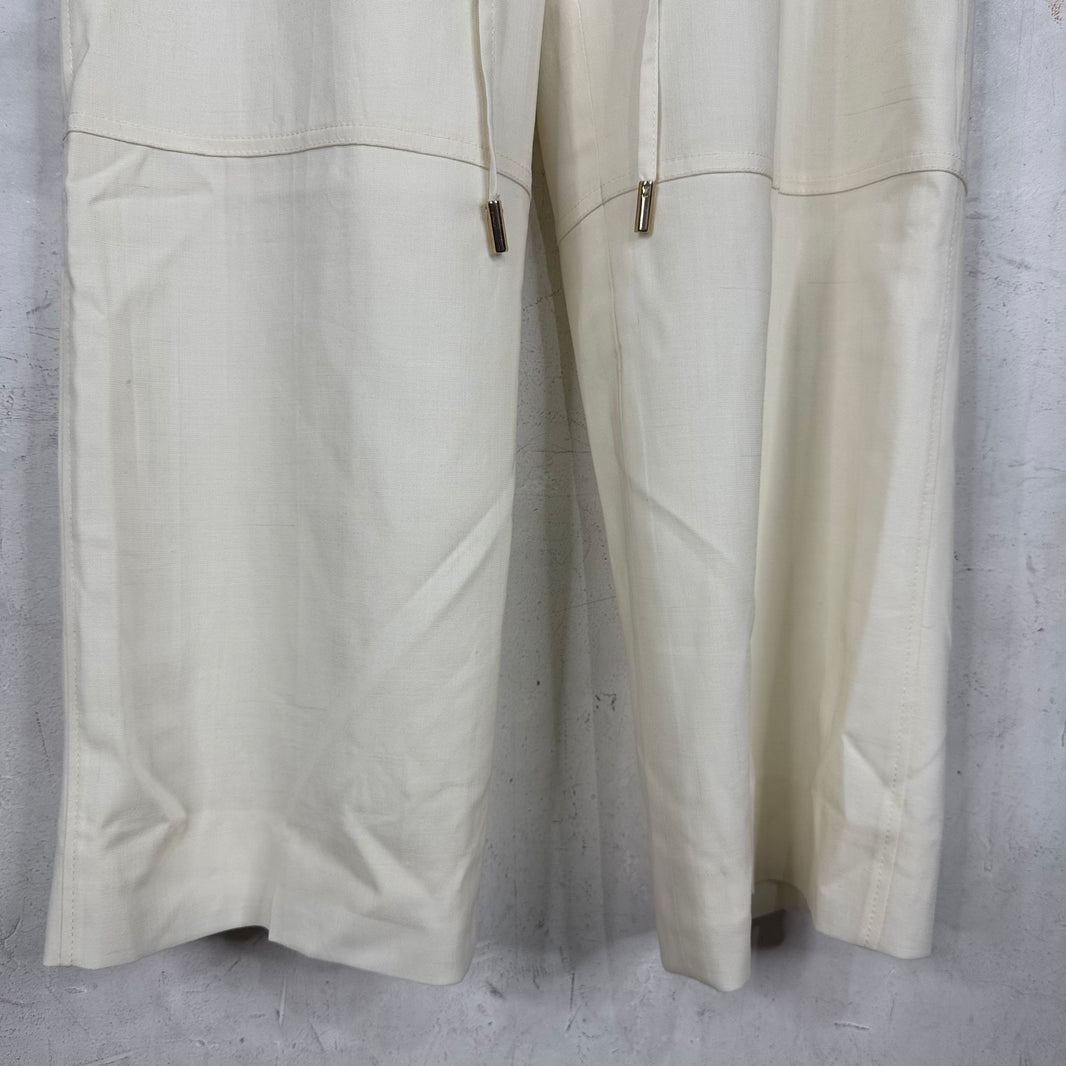 Louis Vuitton Wool Cream Pants
