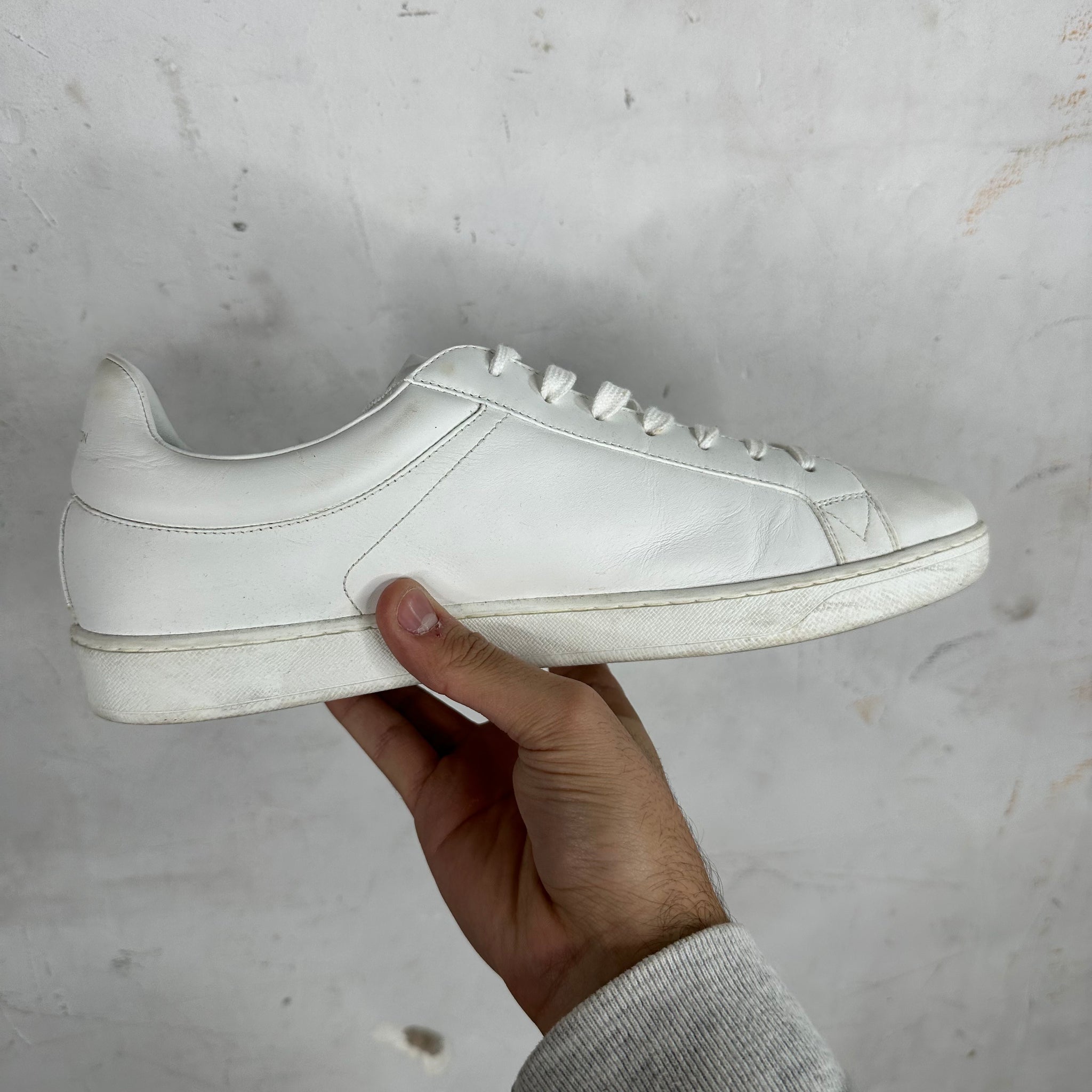Louis Vuitton White Luxembourg Sneakers