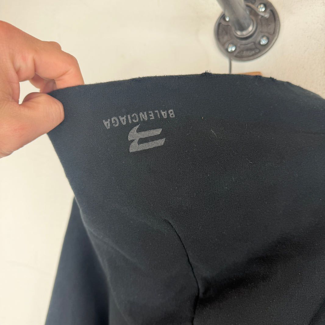Balenciaga 3B Cotton Hooded Bomber Jacket