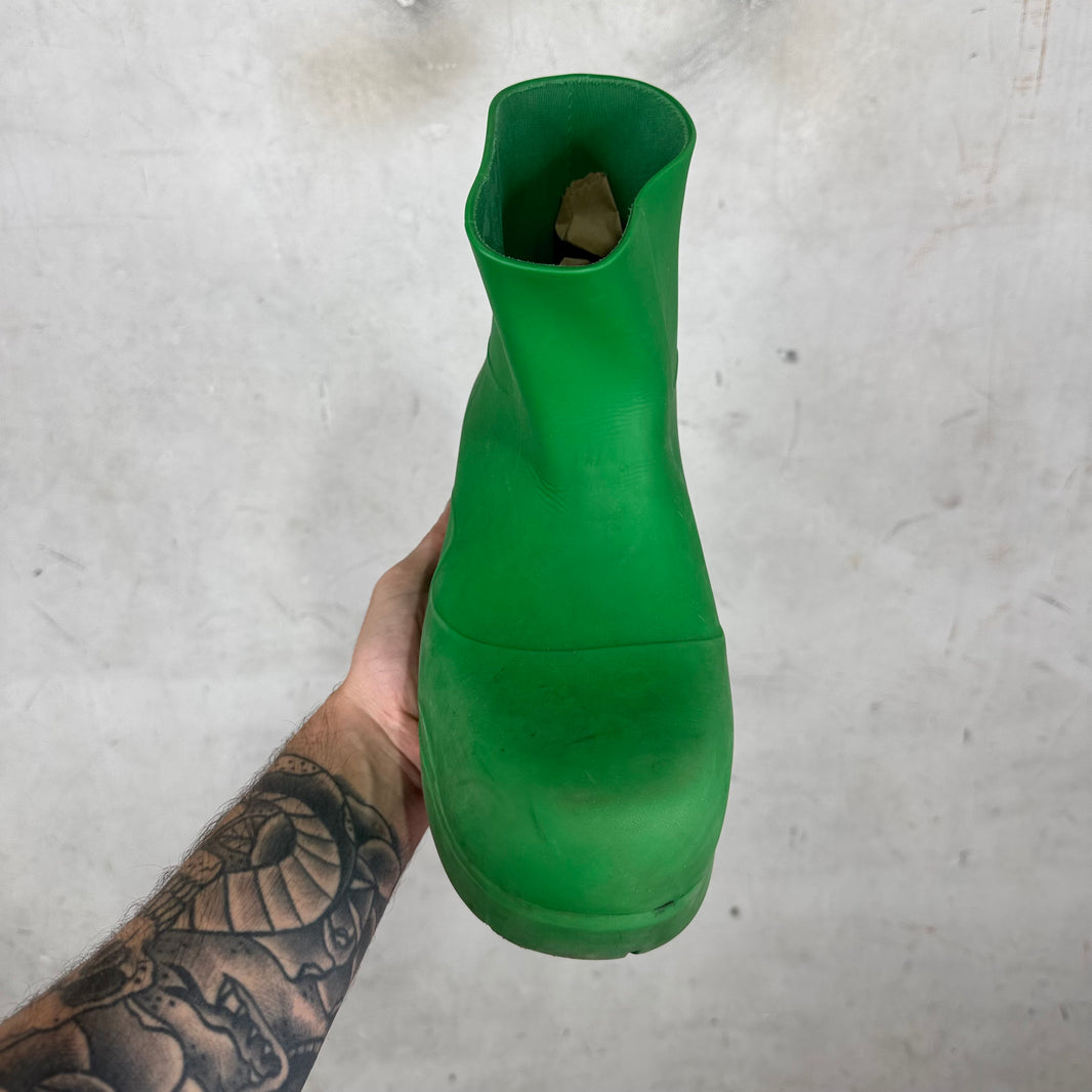 Bottega Veneta Green Puddle Boots
