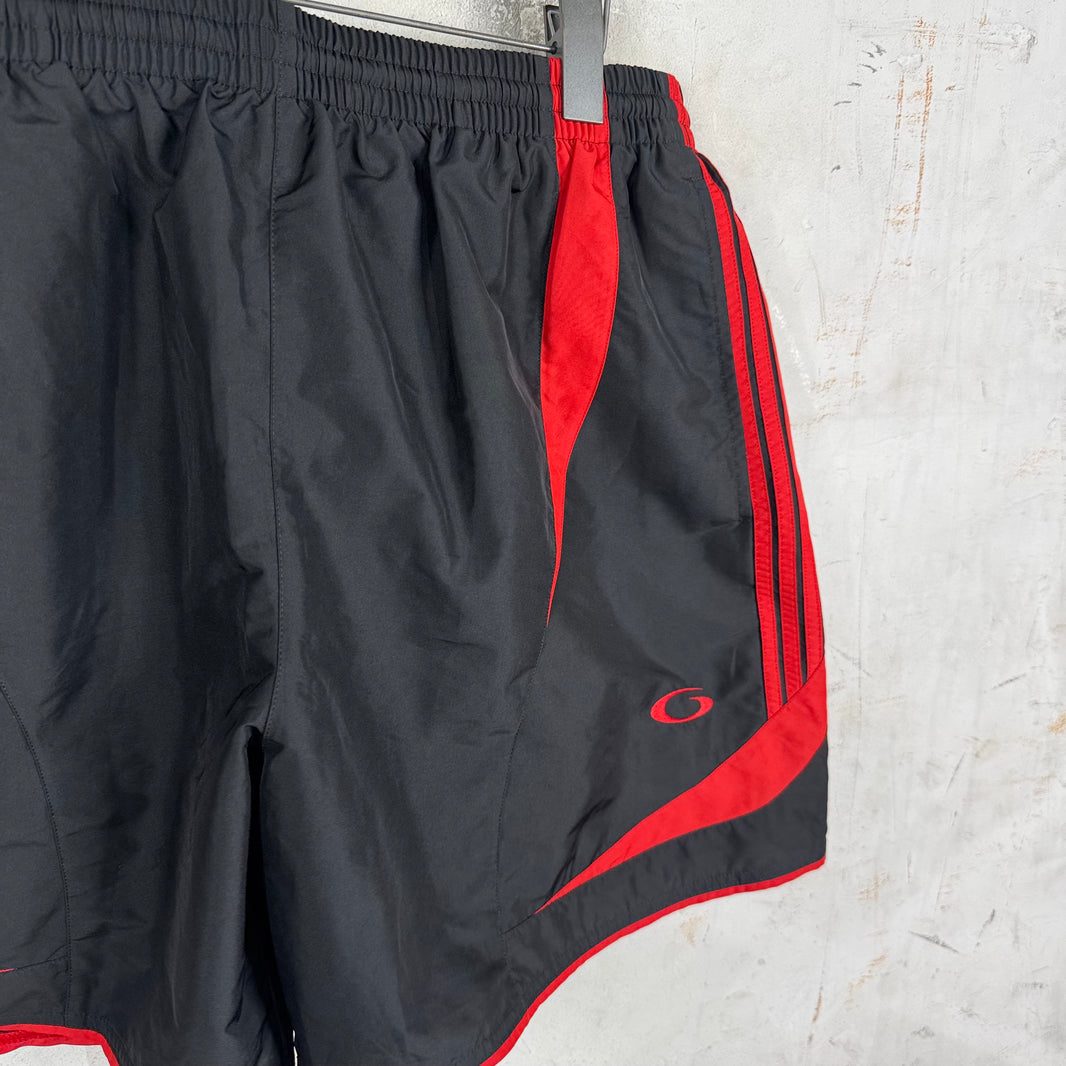 Balenciaga Black/Red Running Shorts