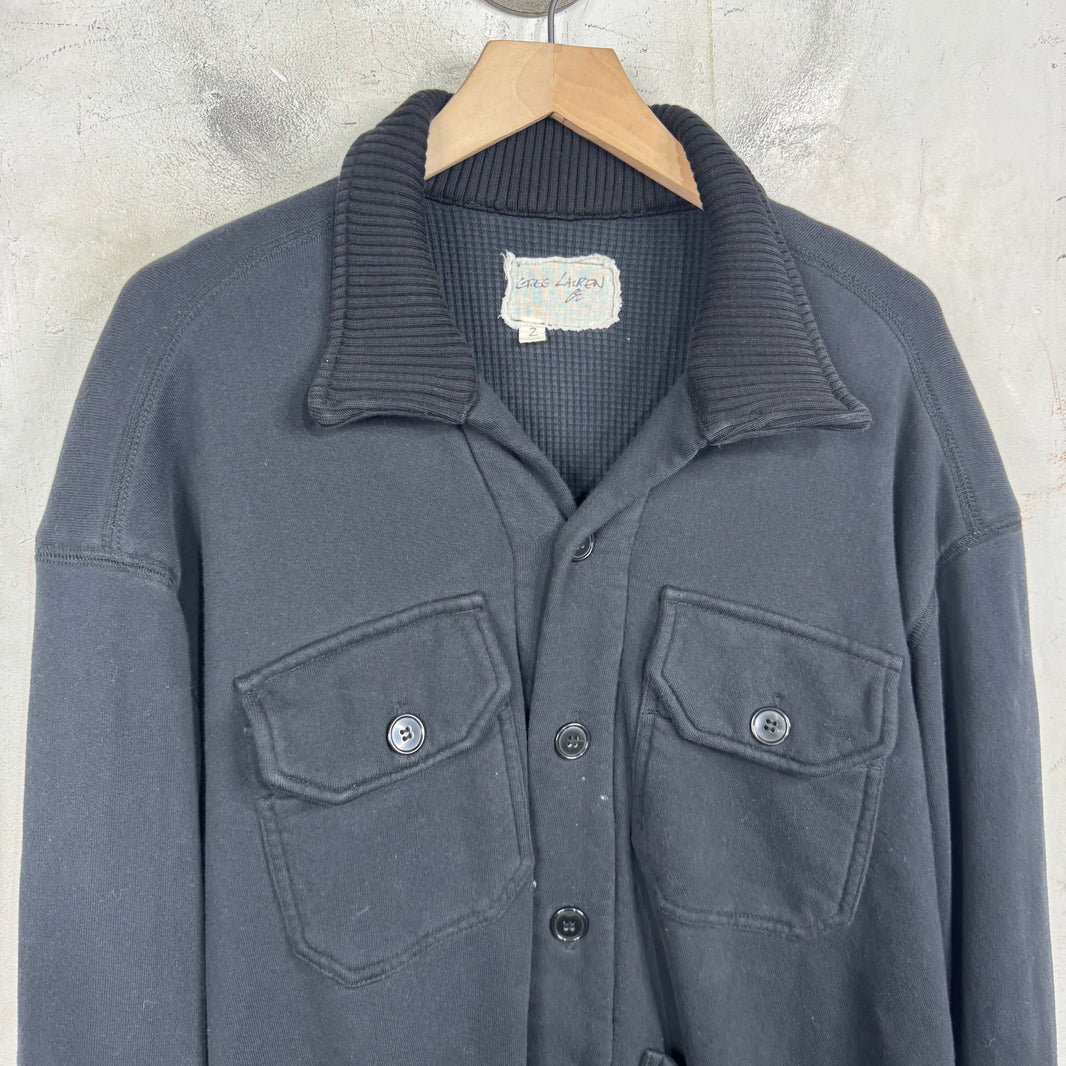 Greg Lauren Thermal Lined Heavy Cardigan