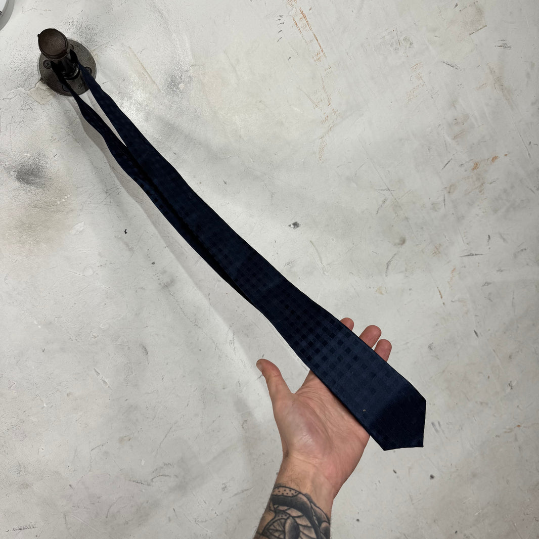 Louis Vuitton Uniform Gingham Pattern Tie