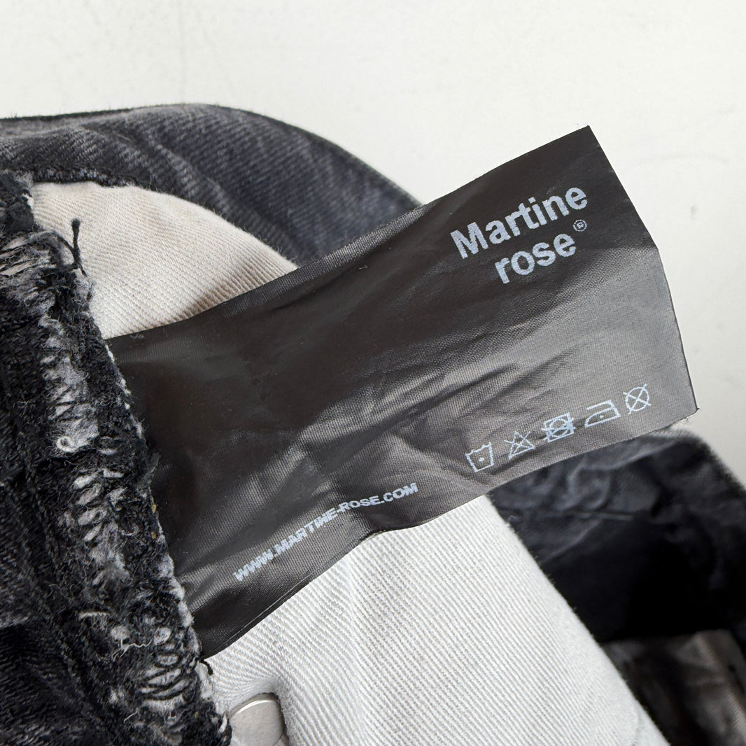 Martine Rose Black Twist Loop Jeans