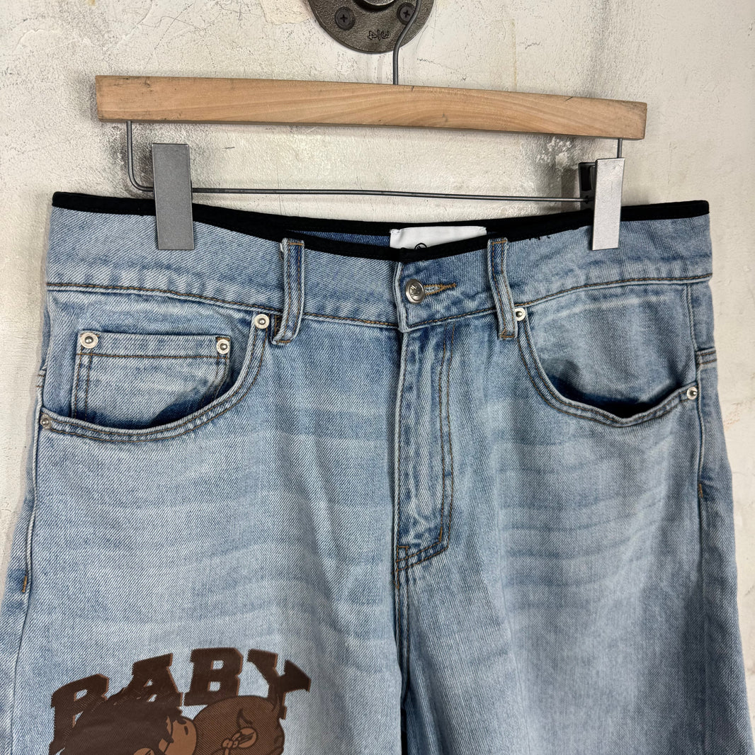 Sicko Baby Sicko Jean Shorts