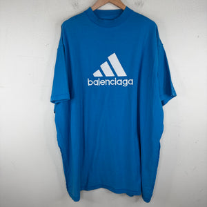 Balenciaga Adidas Blue Inside Out T-Shirt