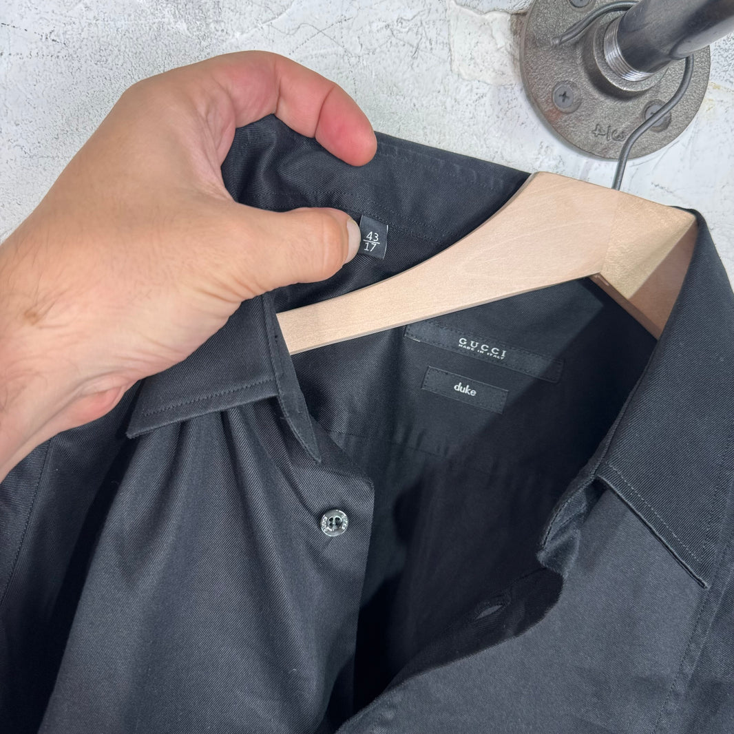 Gucci Epaulet Stripe LS Button Up