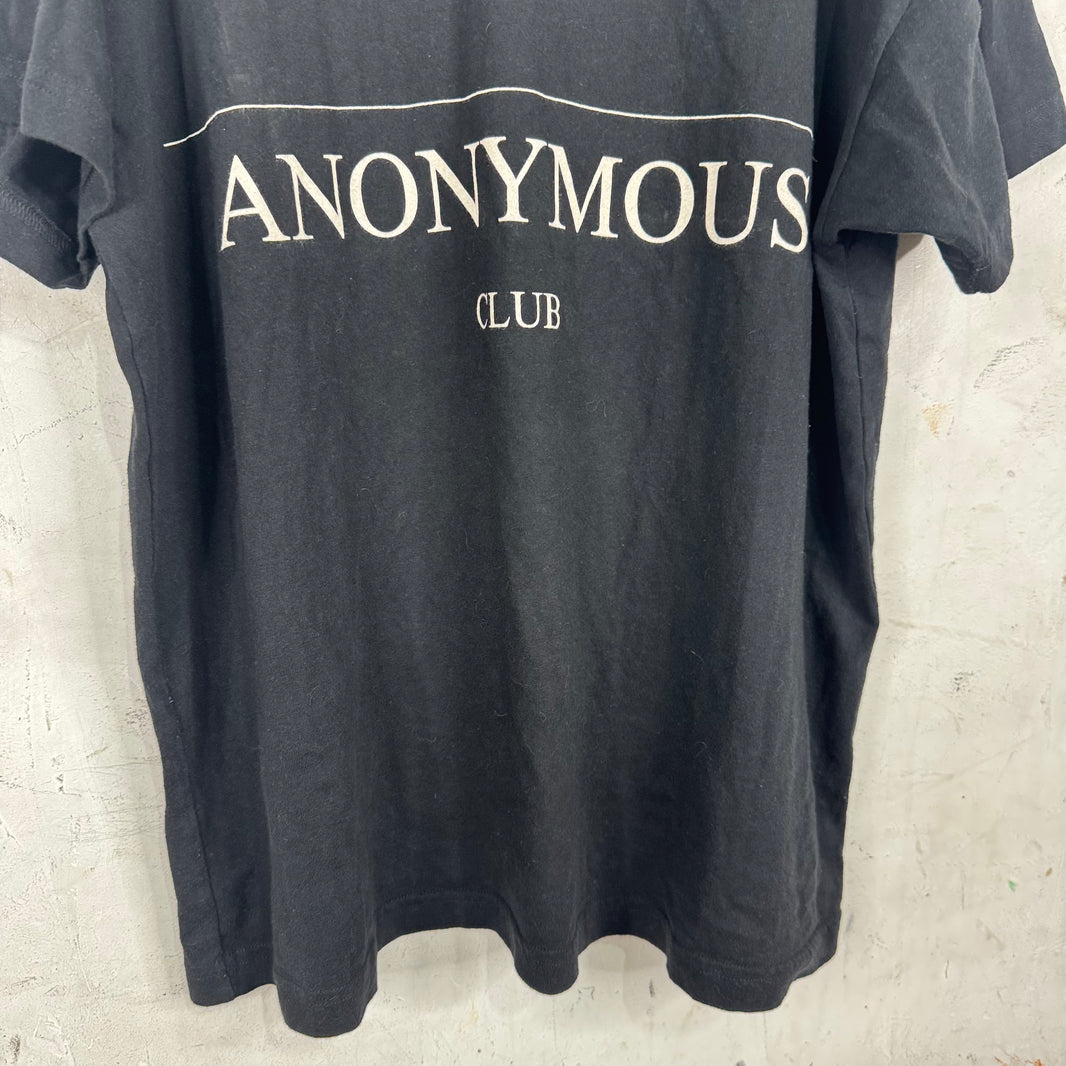 Hood By Air Black Anonymous Club Logo T-Shirt