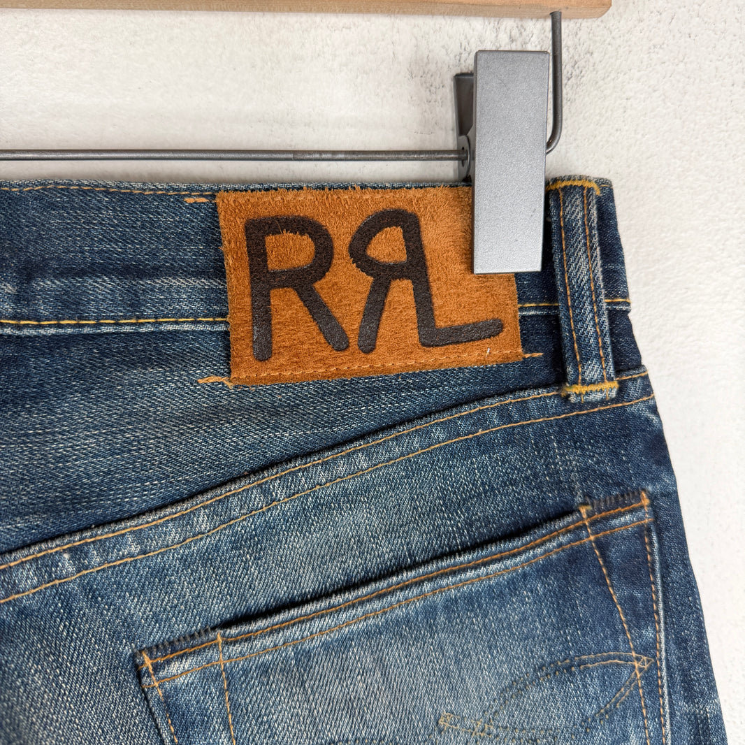 RRL Bootcut Whiskered Selvedge Jeans