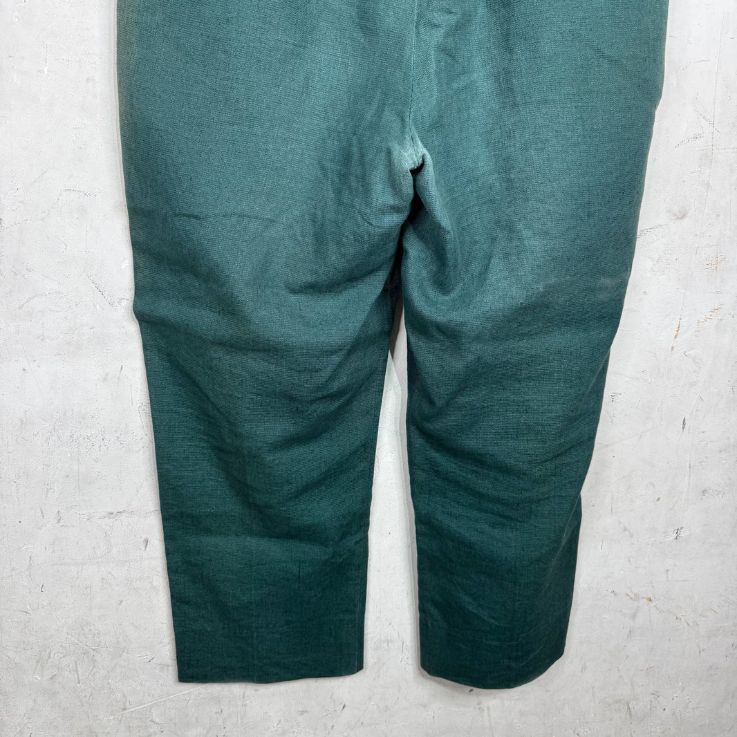 Bode Green Textured Trousers