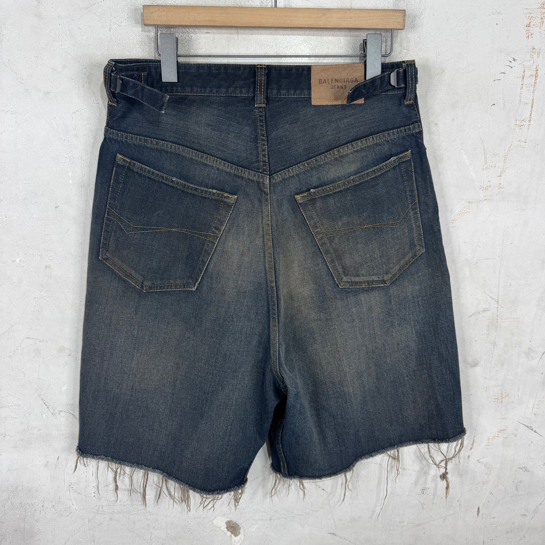 Balenciaga Indigo Skater Jorts Sample