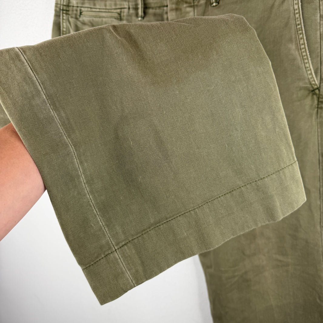 RRL Green Sanforized Trousers