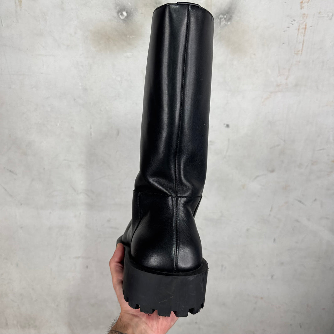 Balenciaga Leather Hummer Booties
