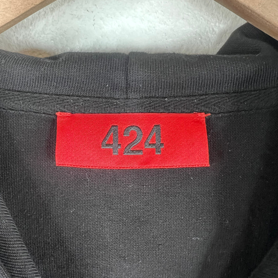424 Academy Crest Zip Up Hoodie