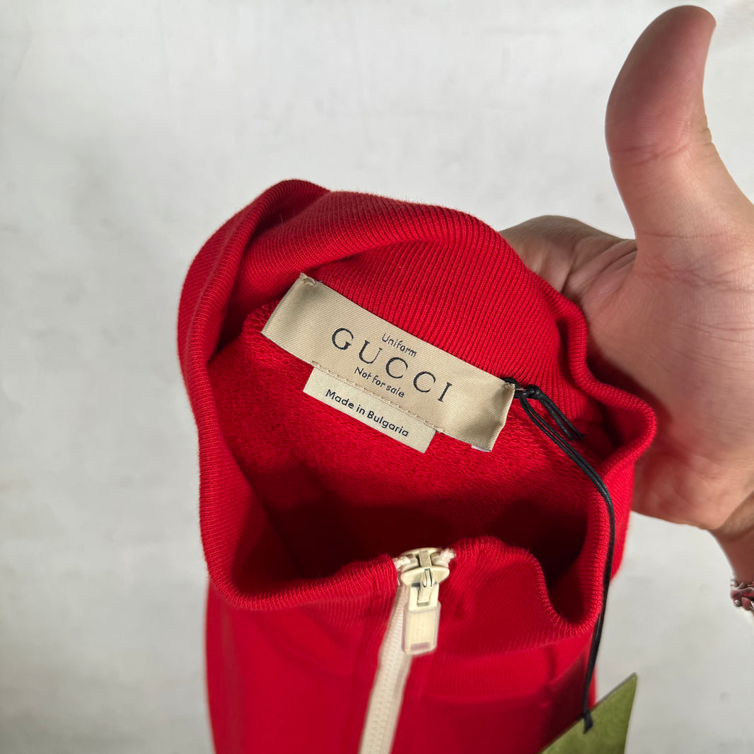 Gucci Red Employee Track Jacket