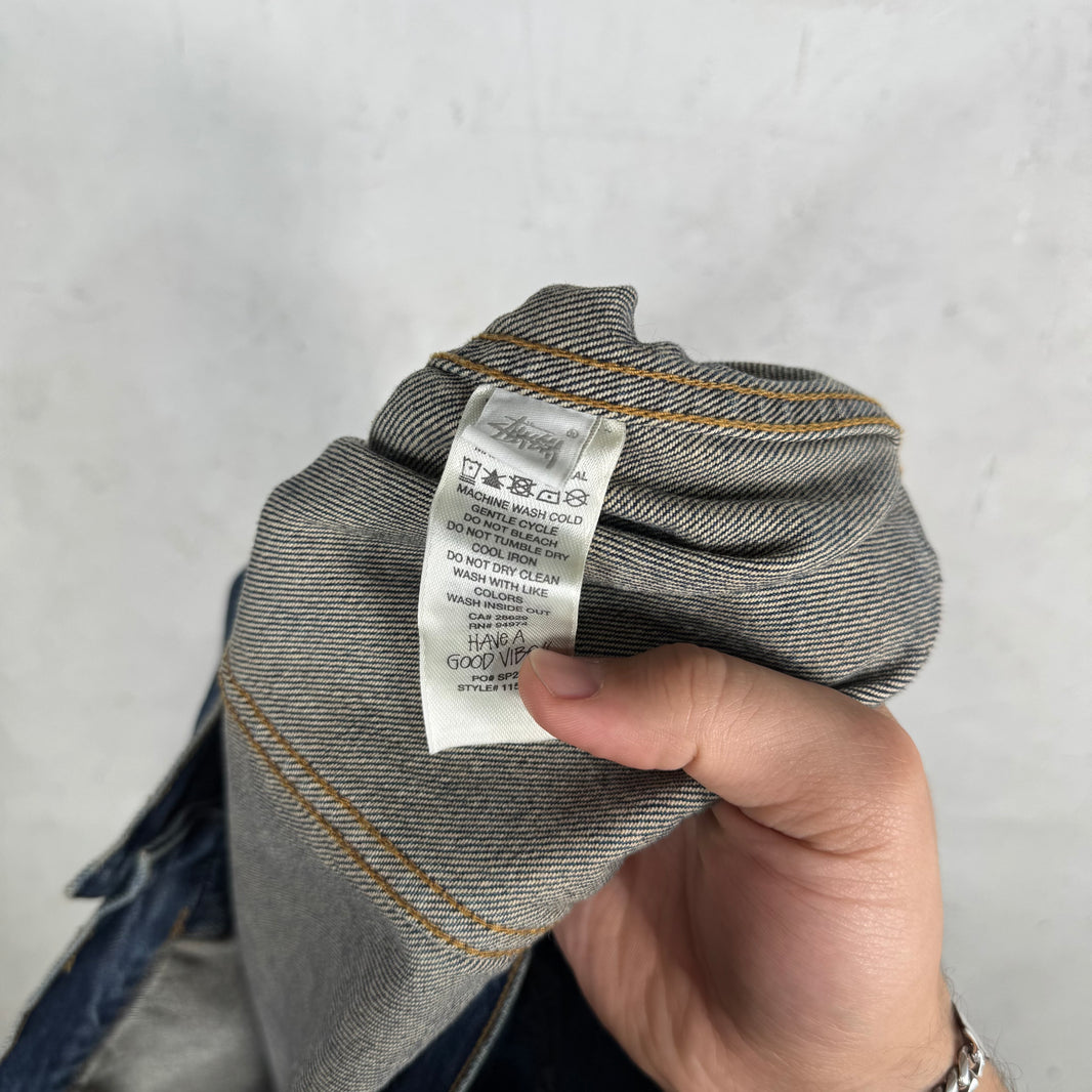 Stussy Medium Wash Denim Trucker Jacket