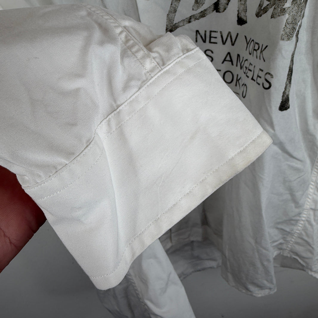 Stussy T-Shirt Print Button Up Shirt