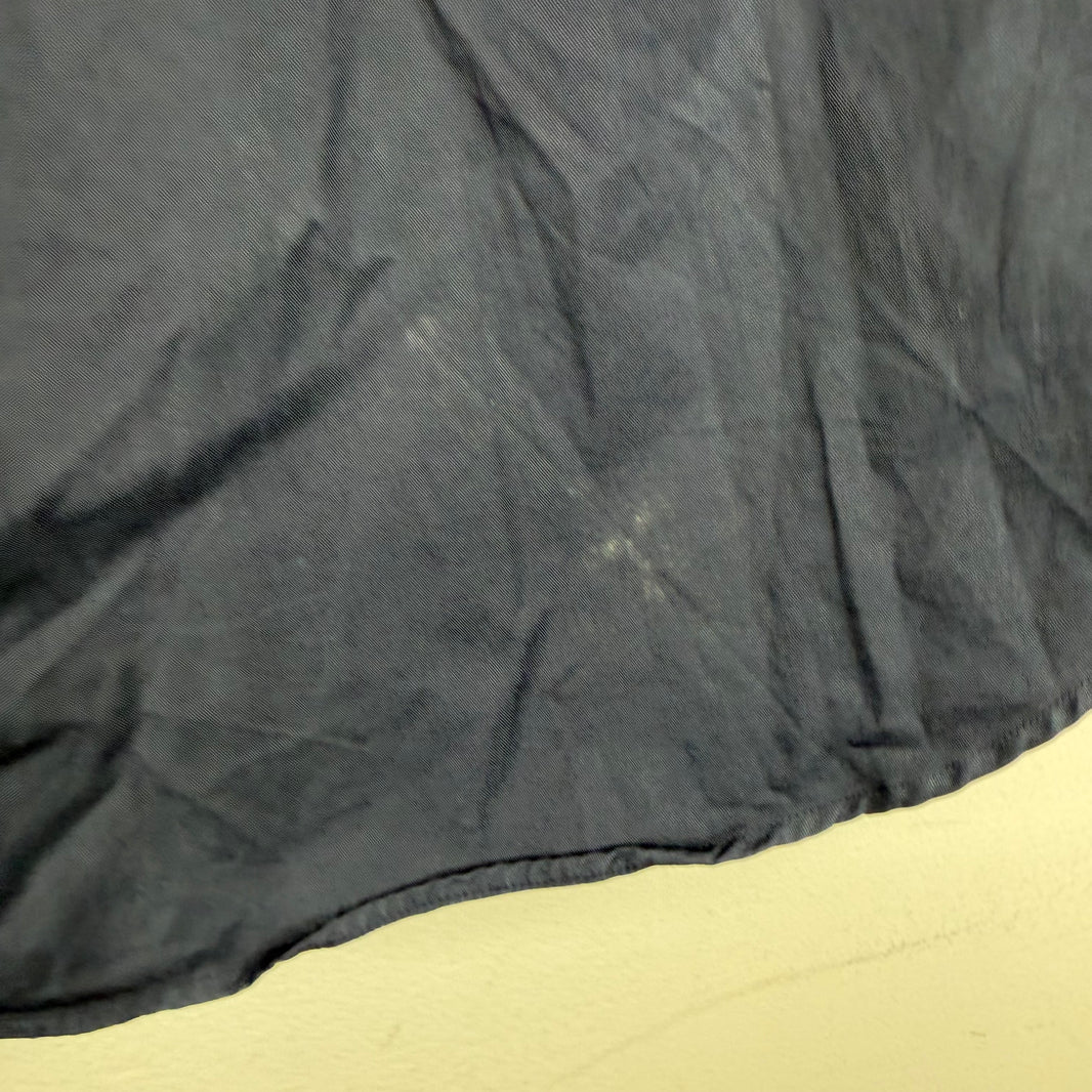 Helmut Lang Navy Bondage Button Up Shirt