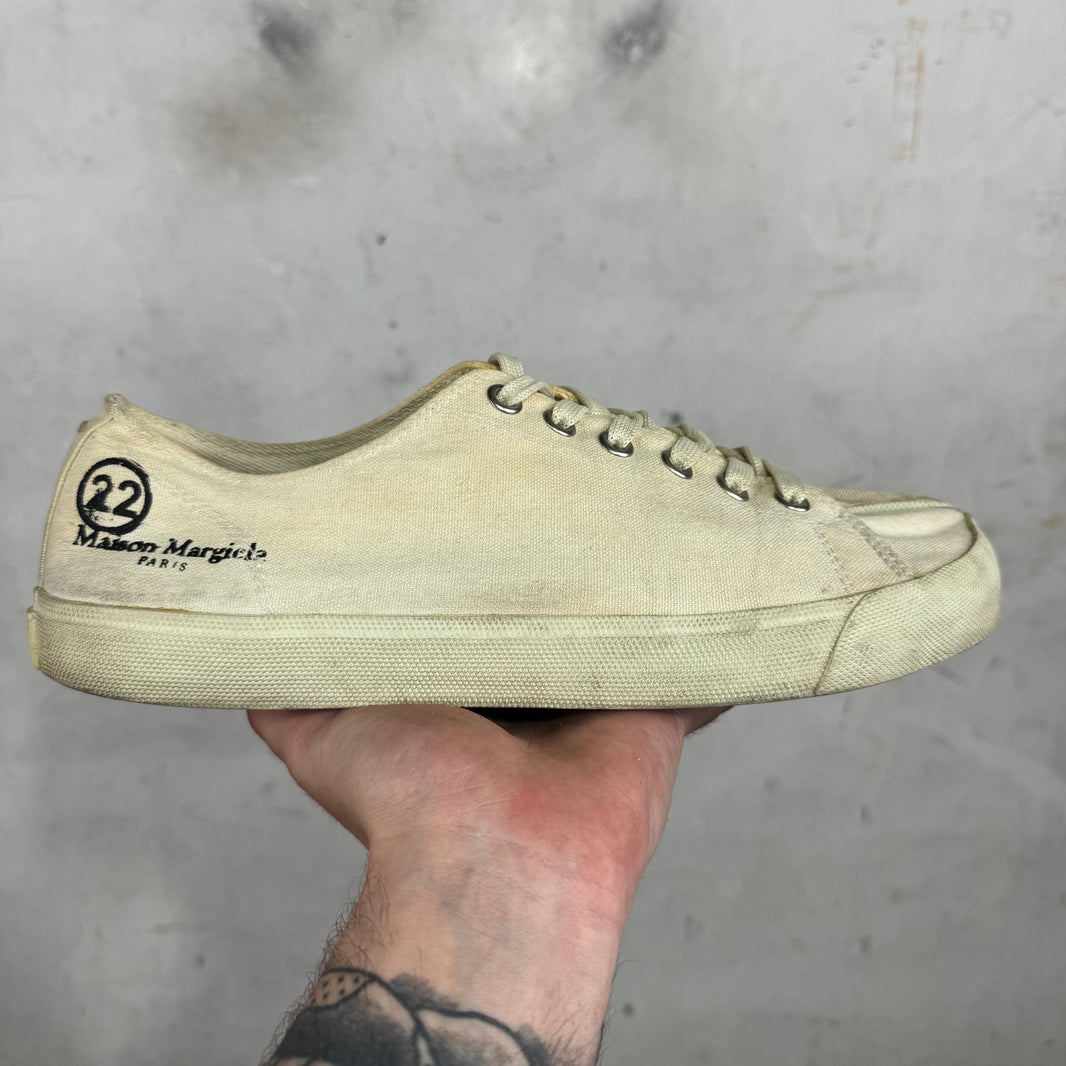 Margiela Beige Tabi Sneakers