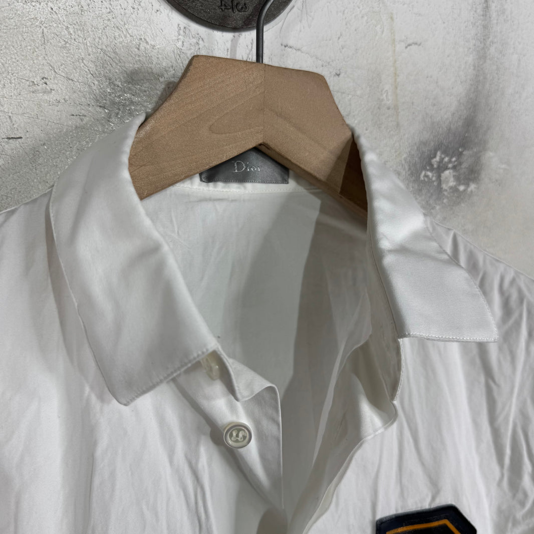 Dior Leather Patched Shirt