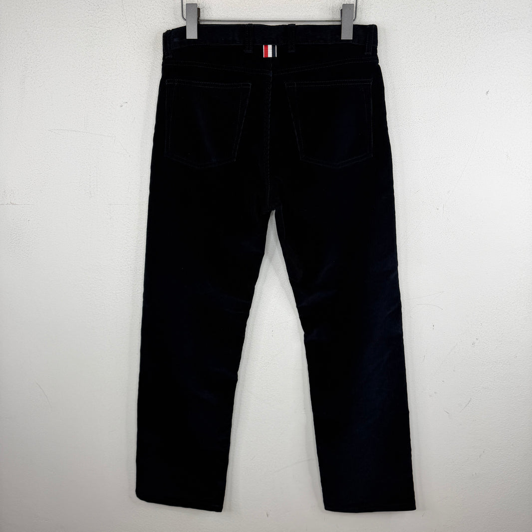 Thom Browne Navy Corduroy Trousers