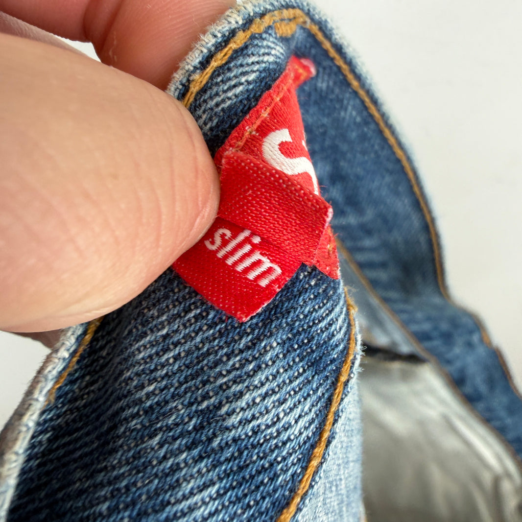 Supreme Selvedge Slim Leg Denim Jeans