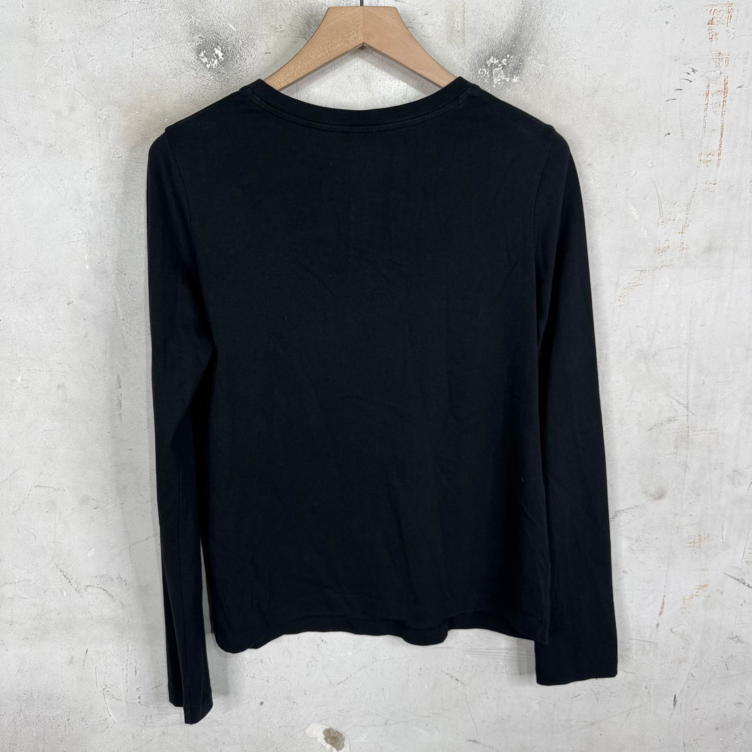Chanel Uniform Velvet Logo L/S T-Shirt
