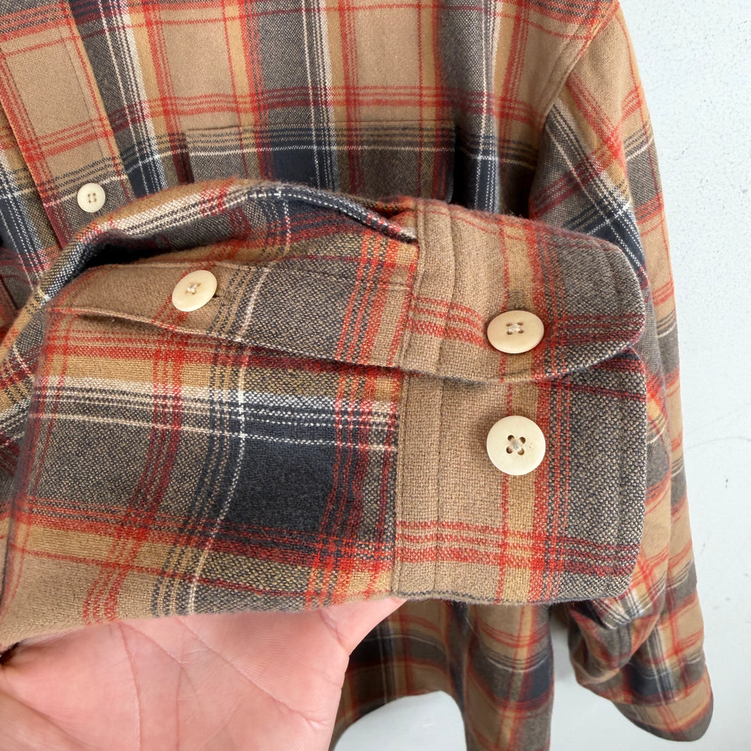 Visvim Red/Blue Button Up Flannel