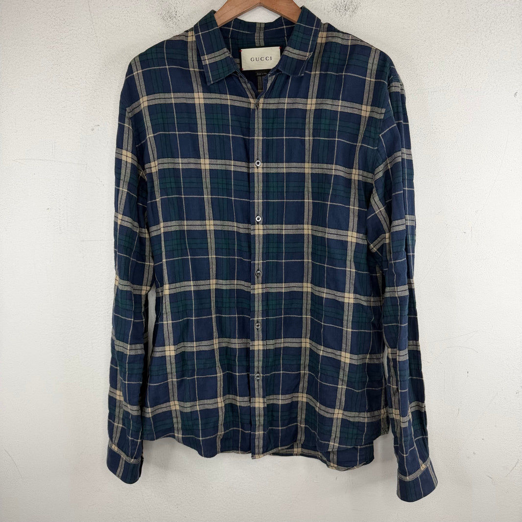 Gucci Plaid Flannel Shirt