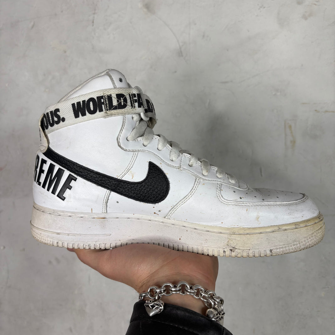Supreme x Nike White Air Force 1 Highs