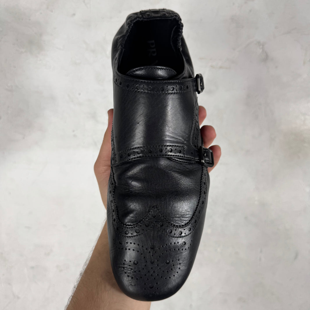 Prada Shuffle Double Monk Shoes