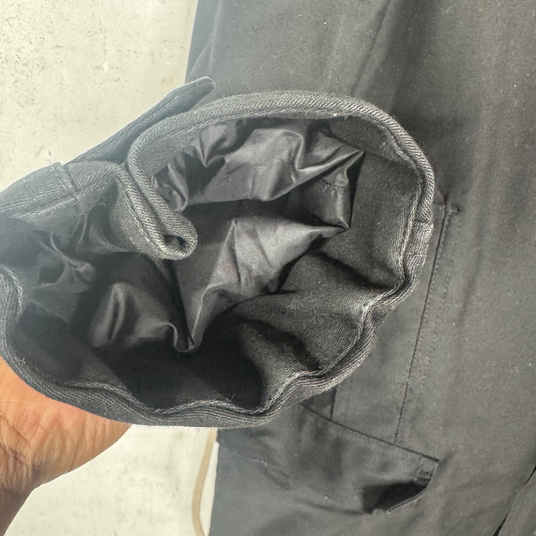 Rick Owens Leather Coated Fishtail Parka