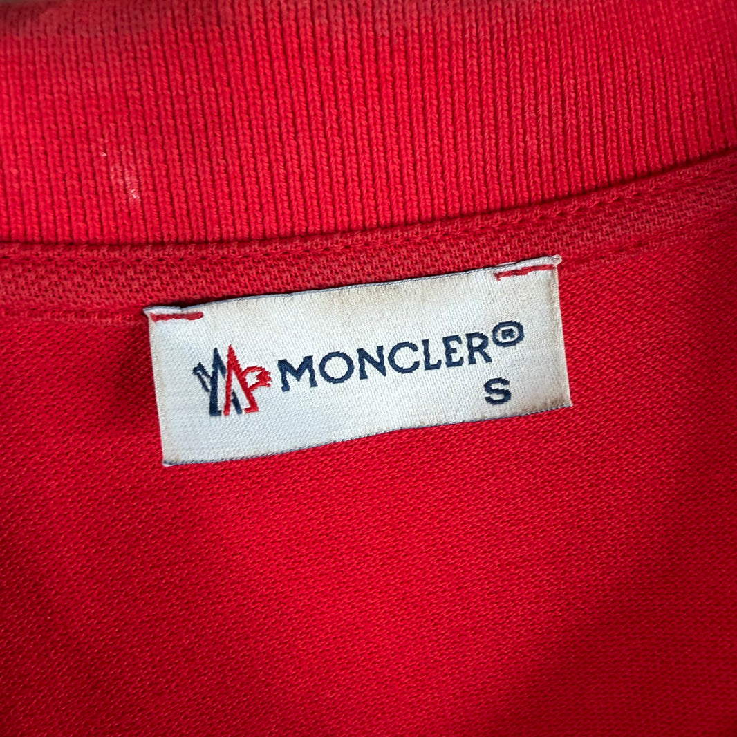 Moncler Red Polo Shirt