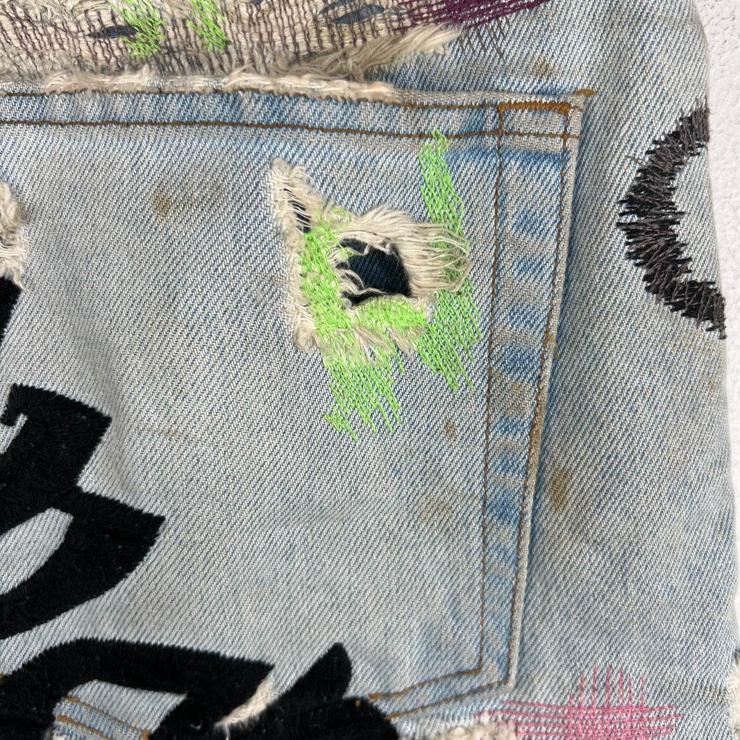 Endless Denim OG Embroidered Boro Jeans