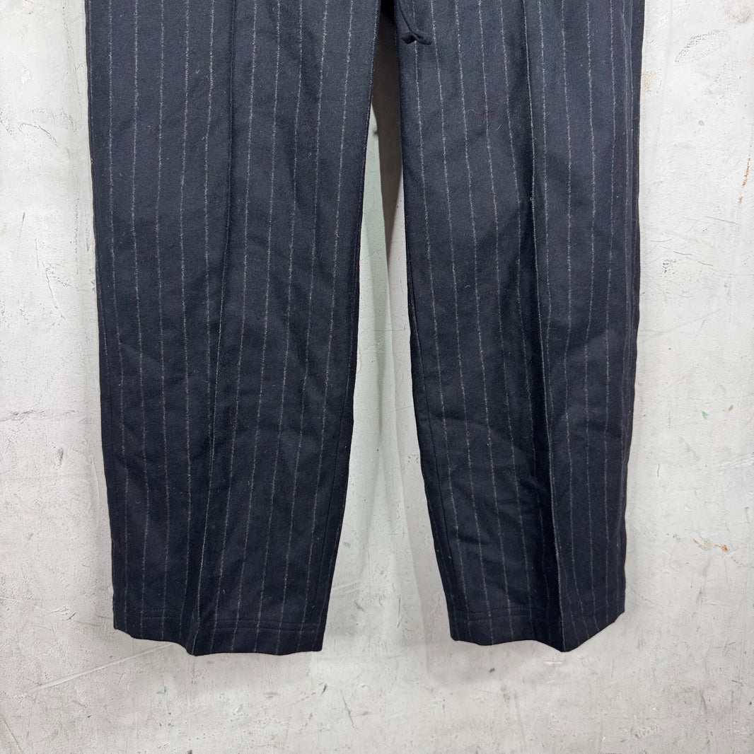 Margiela Pinstriped Elastic Waist Trousers