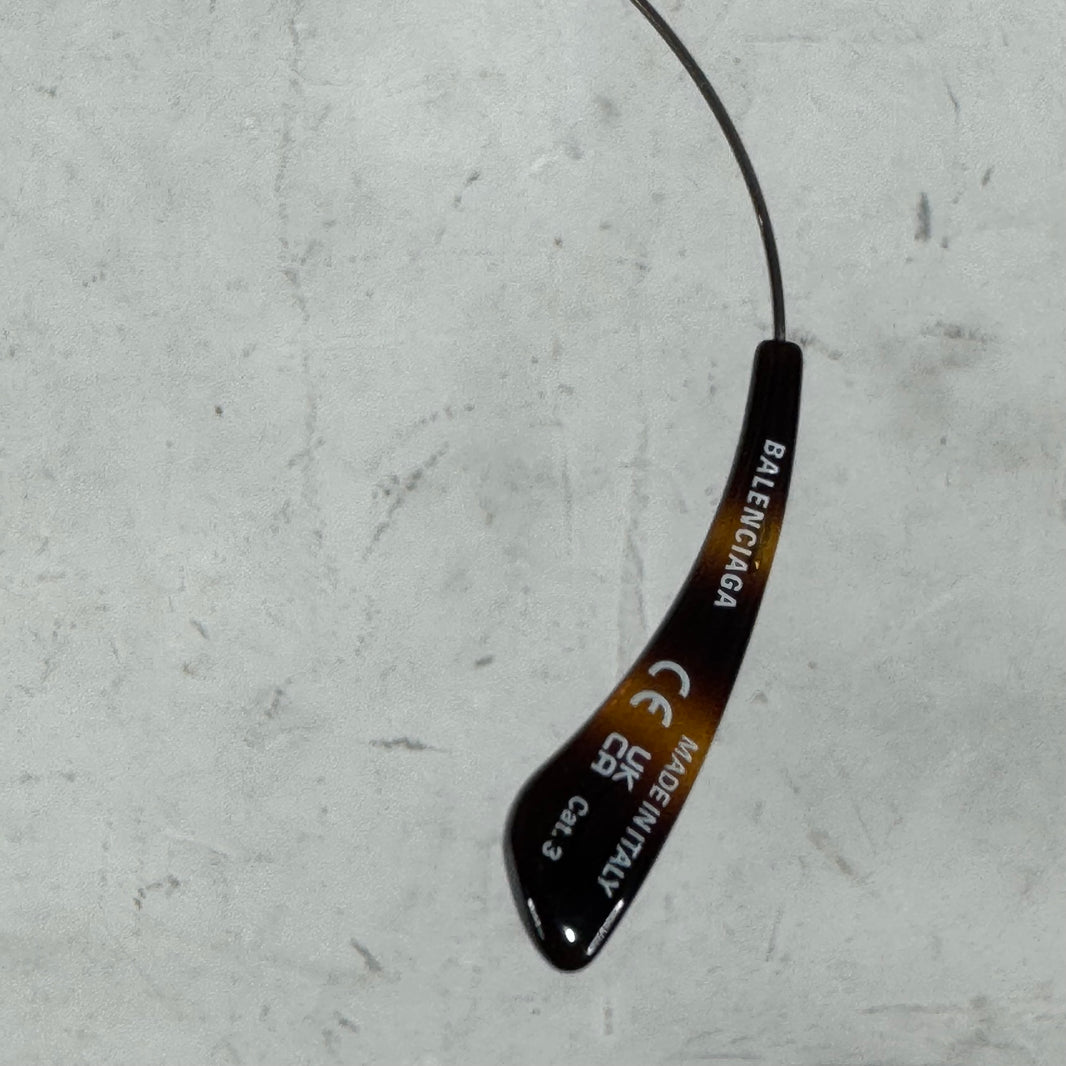 Balenciaga Tortoise Wire Sunglasses