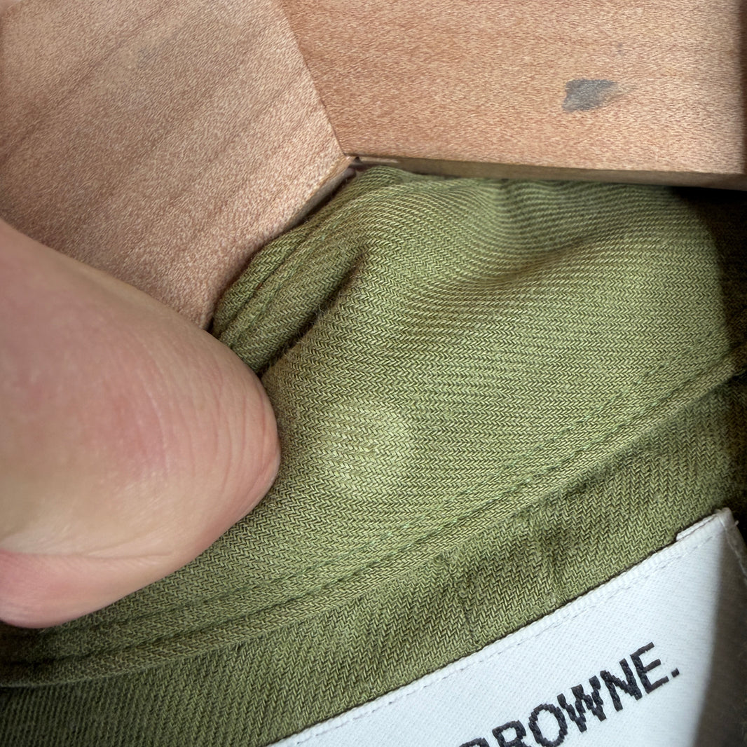 Thom Browne Green Button Up Shirt