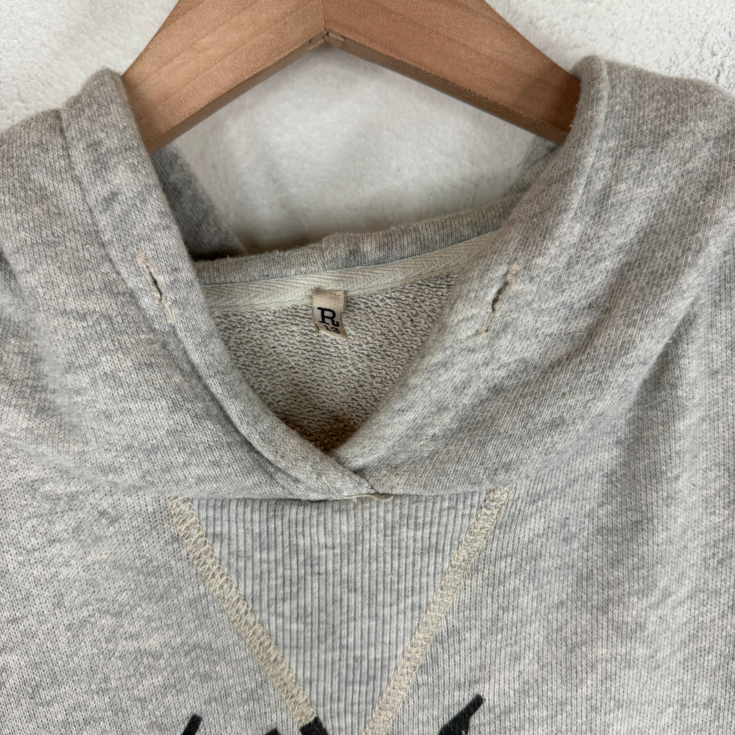 R13 Brooklyn Distressed Sleeveless Hoodie