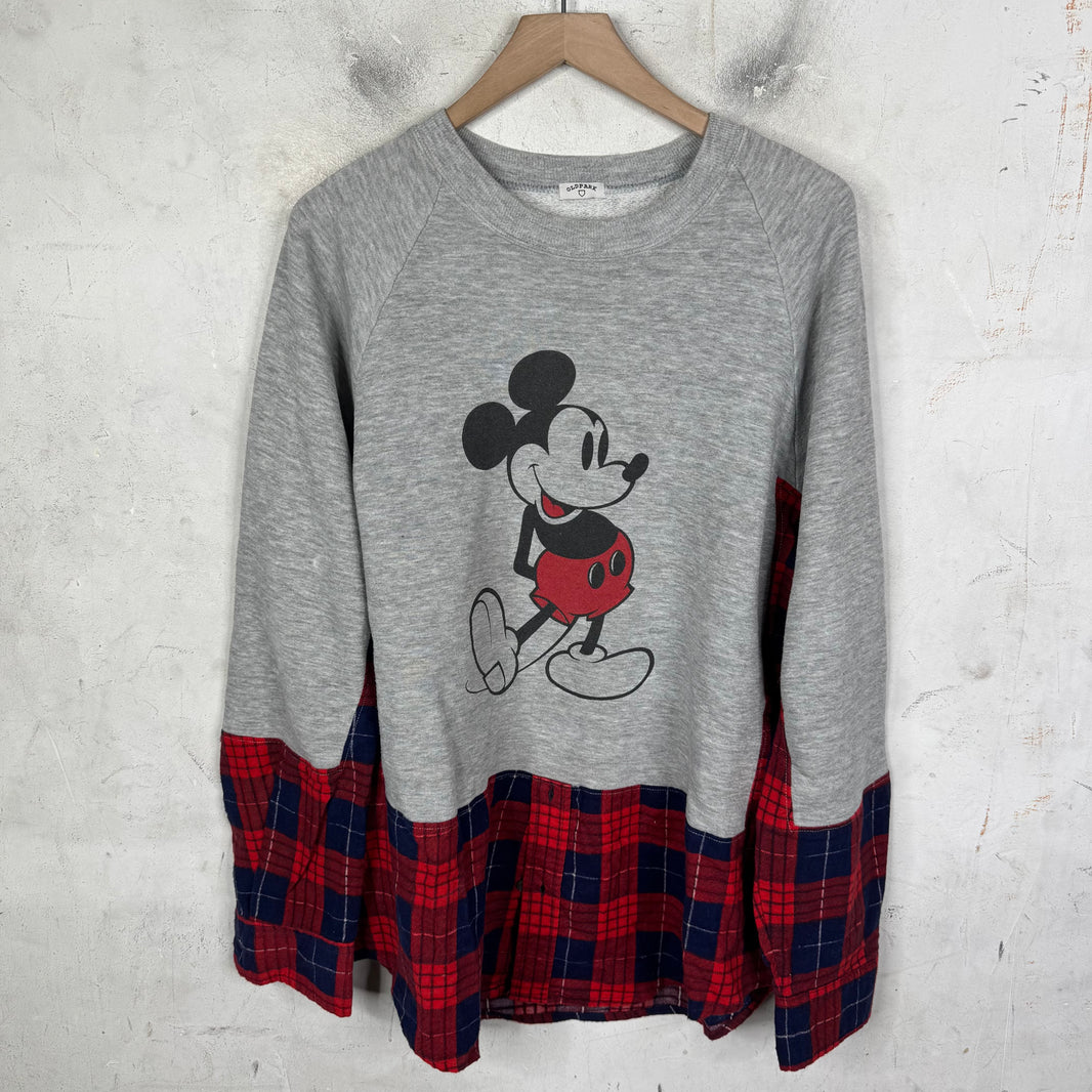 Old Park Reconstructed Mickey Crewneck