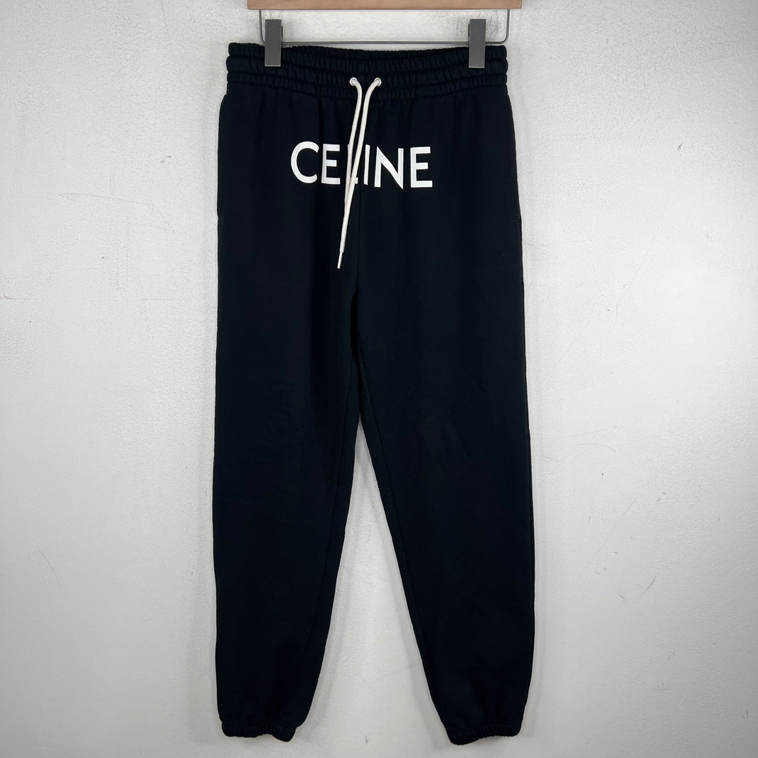 Celine Black Logo Sweatpants