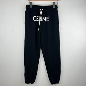 Celine Black Logo Sweatpants