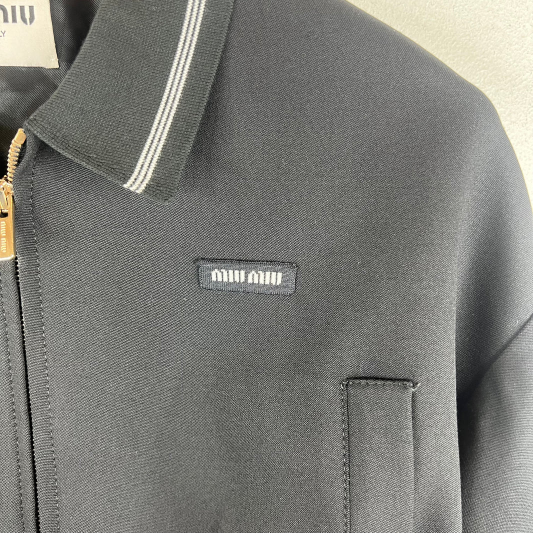 Miu Miu Cropped Track Jacket