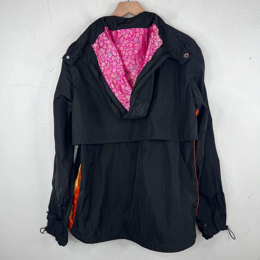 Wales Bonner Two Tone Polyamide Zip Up Jacket