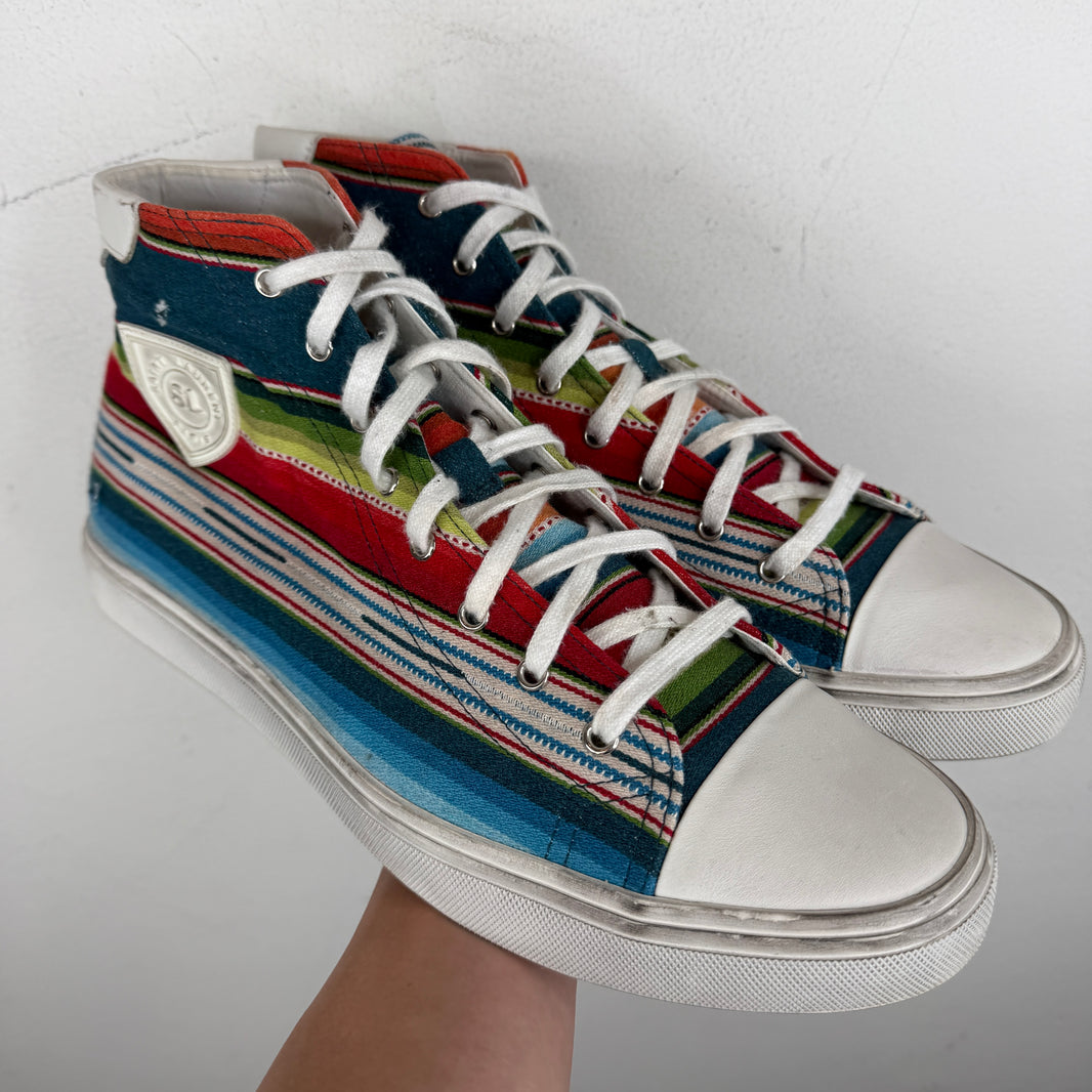 Saint Laurent Mexican Jacquard Bedford Sneakers