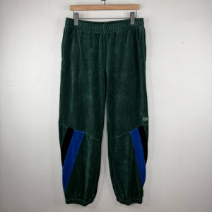 Martine Rose Supreme Green Velour Track Pants