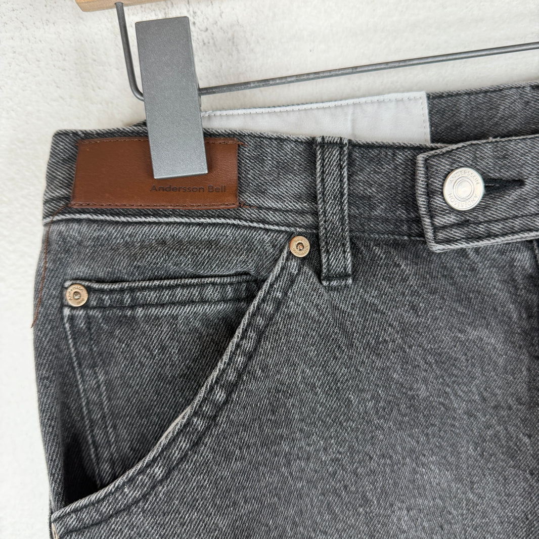 Andersson Bell Gray Lucas Contrast Panel Jeans