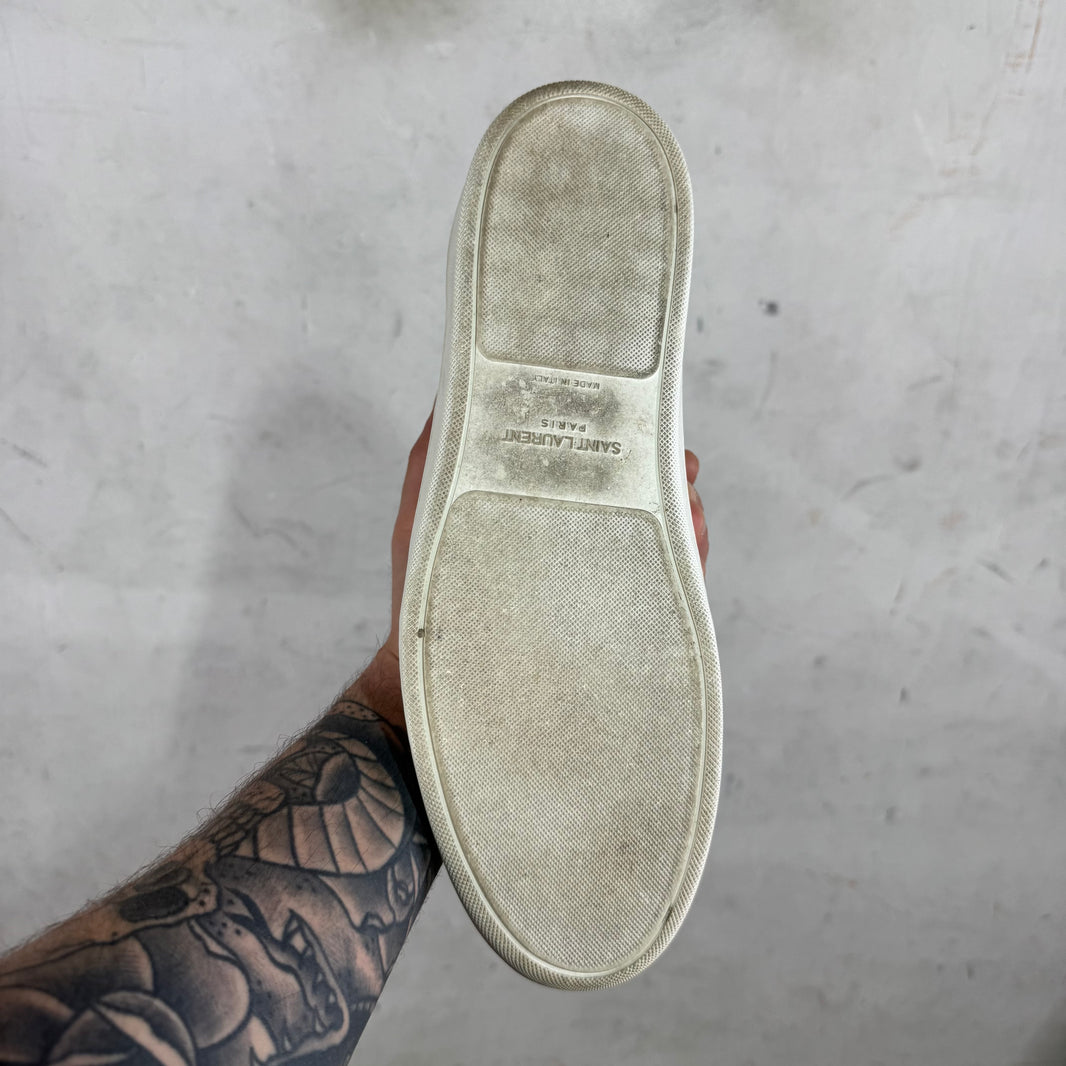 Saint Laurent White/Silver SL/10H Sneakers
