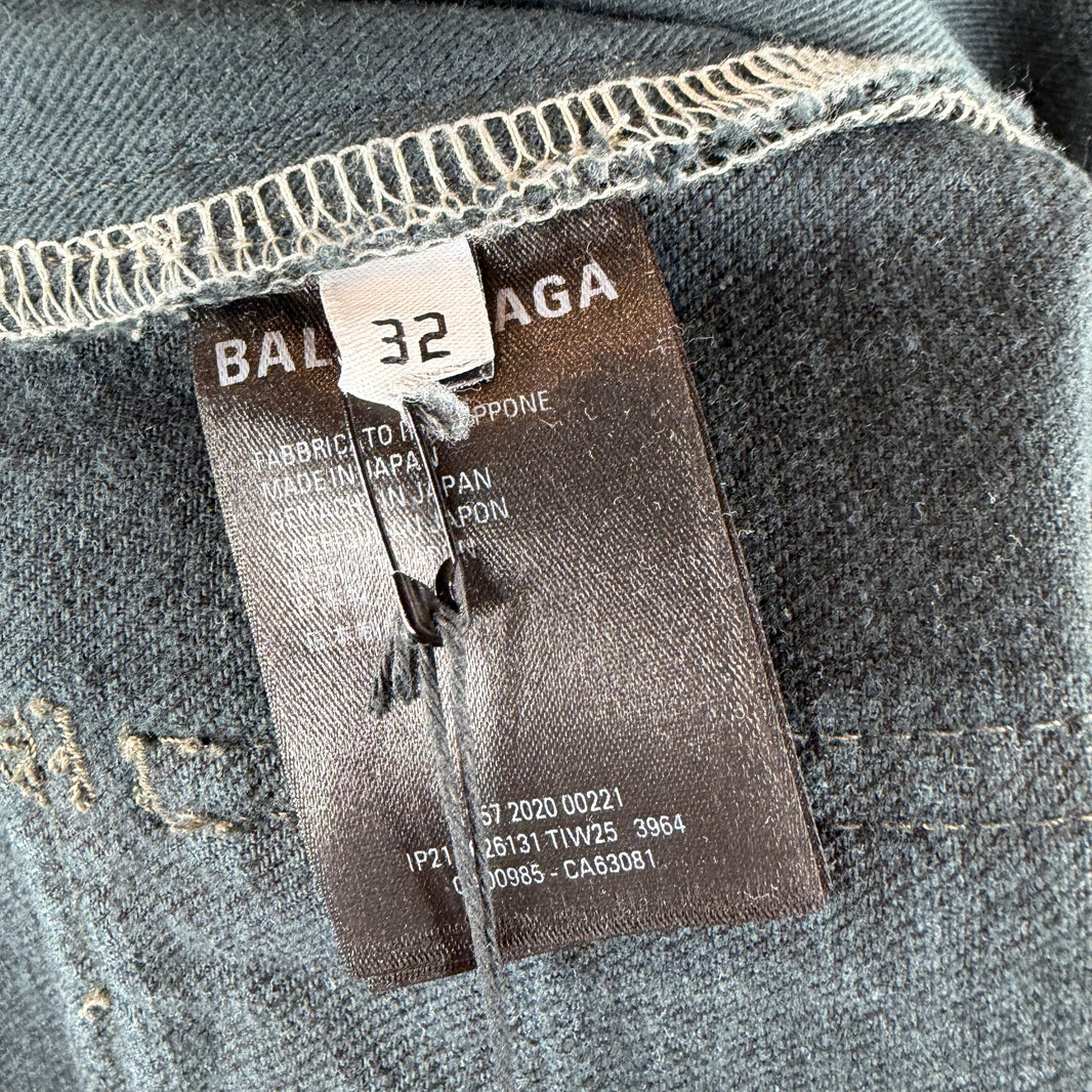 Balenciaga Dark Wash Cargo Jeans